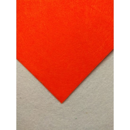 Фетр жесткий 2 мм  (20*30 см) цв. рыжий,  цена за лист